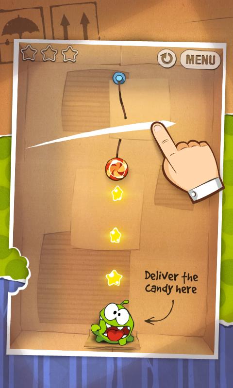 Android hra Cut the Rope