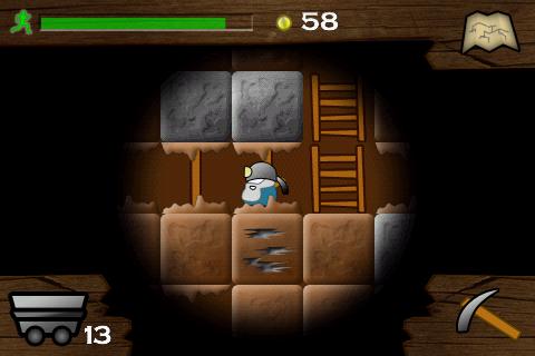 Android hra Gem Miner: Dig Deeper