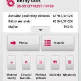 Android aplikace Mobilní banka 2 – Komerční mobilní bankovnictví