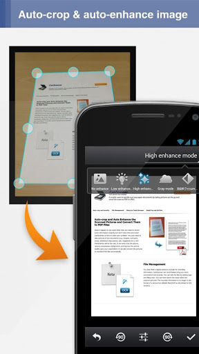 Android aplikace CamScanner