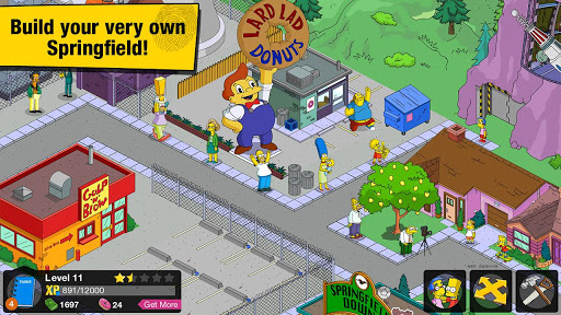 Android hra The Simpsons