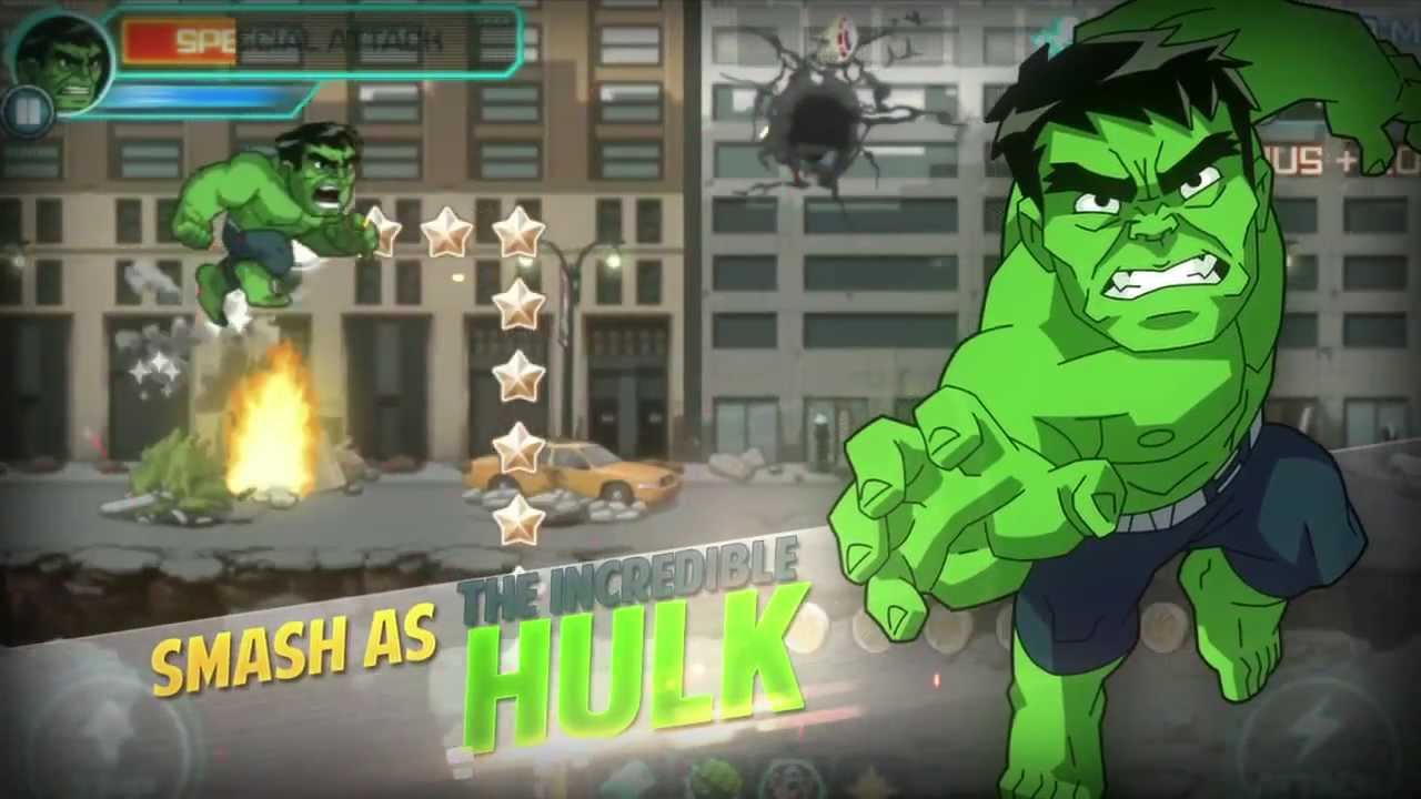 Zahrajte si za Avengers v iPad hře Marvel Run Jump Smash!