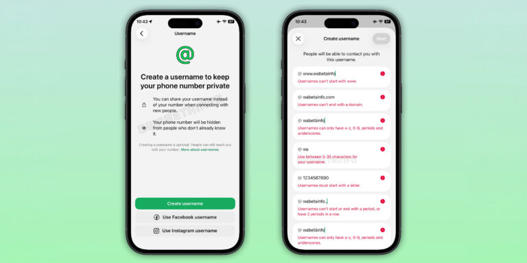 WhatsApp v EU zavede jména místo čísel. Co to změní