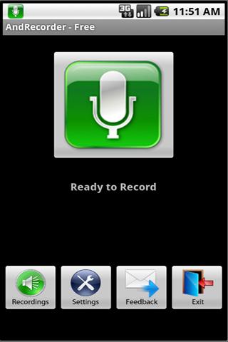 Android aplikace AndRecorder
