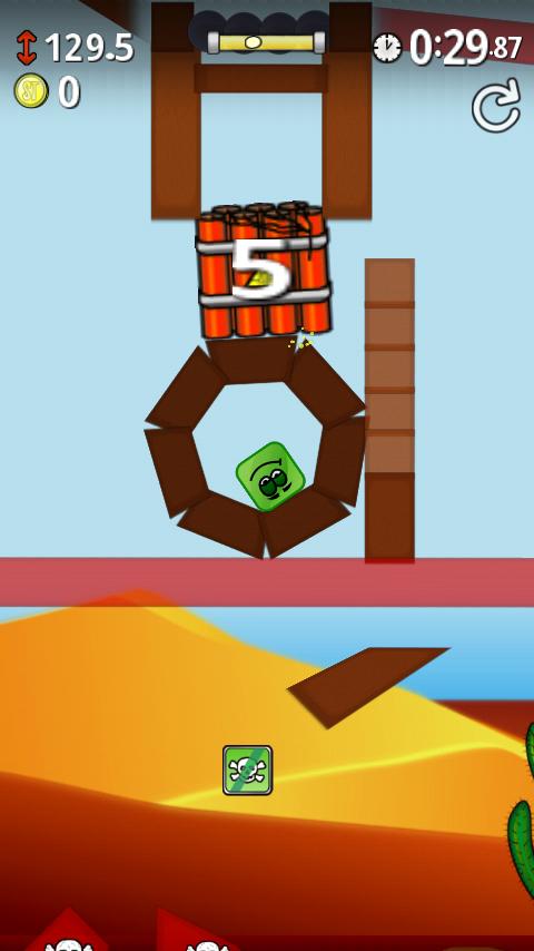 Android hra ShakyTower