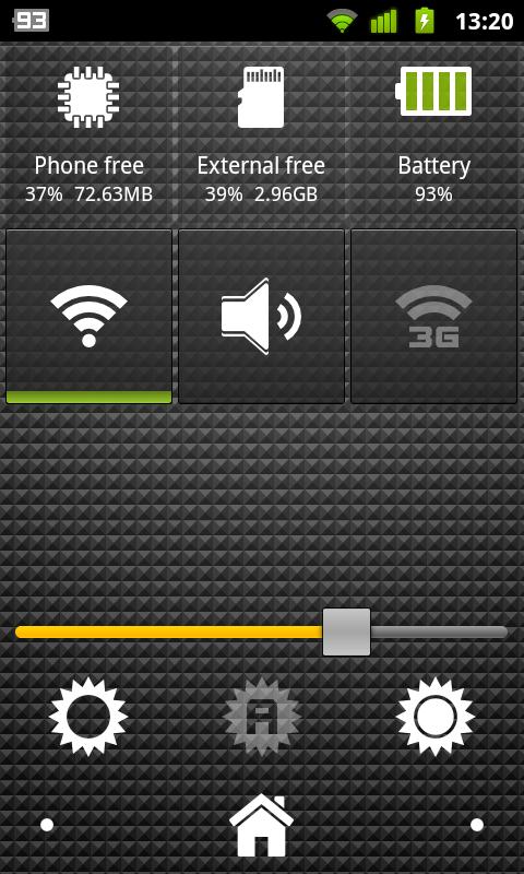 Android aplikace Quicker