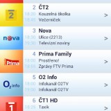 Android aplikace O2TV – TV program pro všechny známé kanály