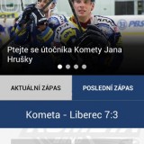 Android aplikace HC Kometa Brno – Vše o hokejovém klubu